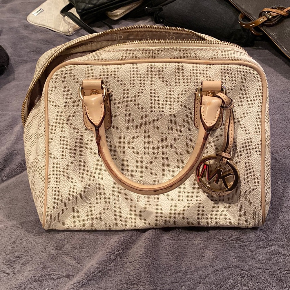MK small white purse